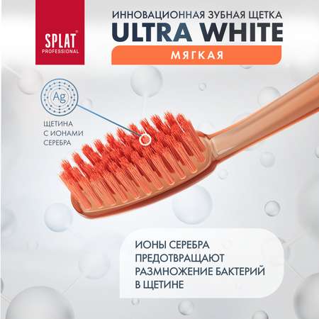 Зубная щетка Splat мягкая Ultra White Ультра Уайт 2 шт