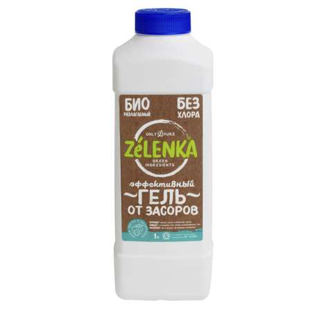 Средство для устранения засоров Zelenka 1л Z-636439