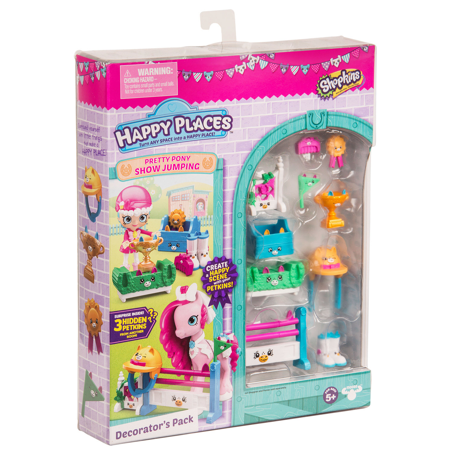 Набор для декора Happy Places Shopkins Конкурс прыжков через барьер для пони 56679 - фото 4