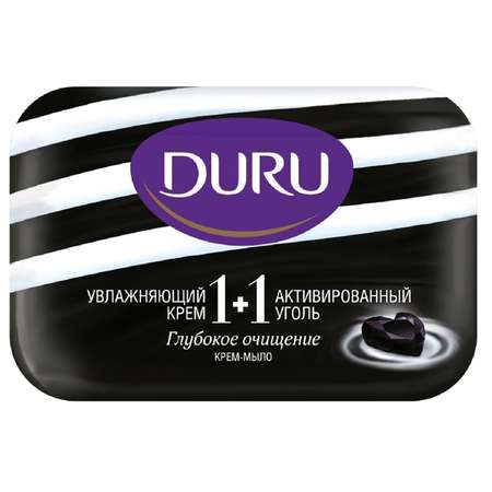 Мыло DURU Soft Sensation Активированный уголь 80 г