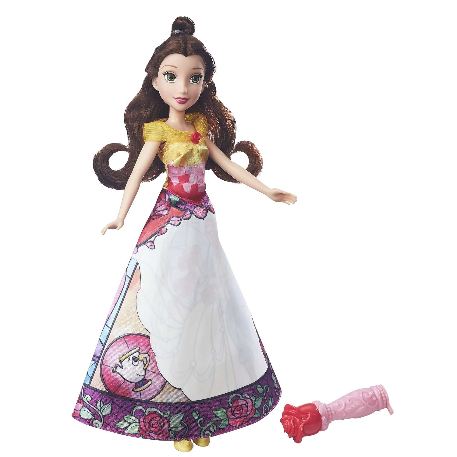Кукла Princess Hasbro в юбке с проявляющимся принтом Бэлль B6850EU40 B5295EU6 B5295EU6 - фото 1