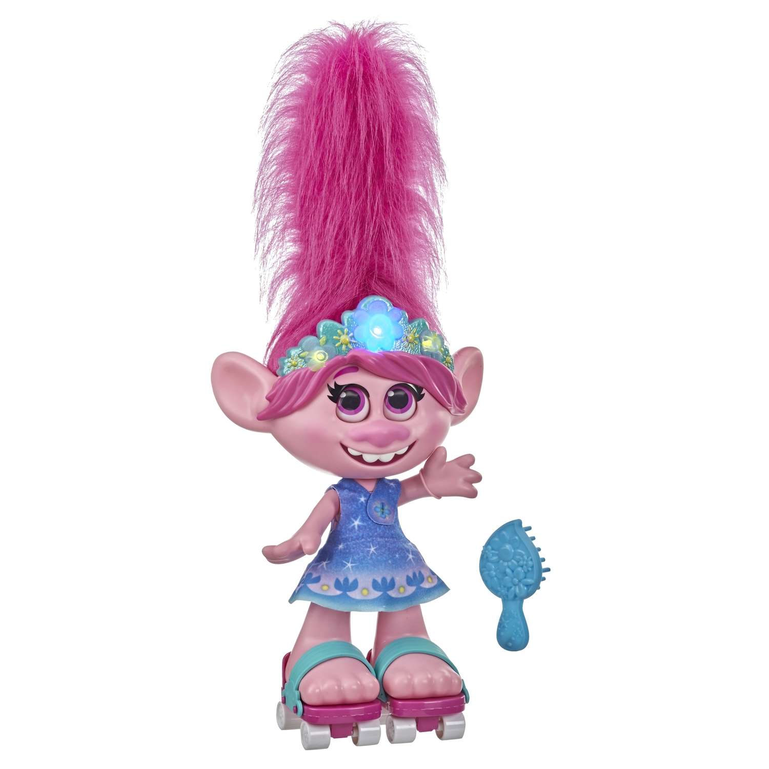 Кукла Trolls 2 Розочка Танцующие волосы E9459RG0 E9459RG0 - фото 1