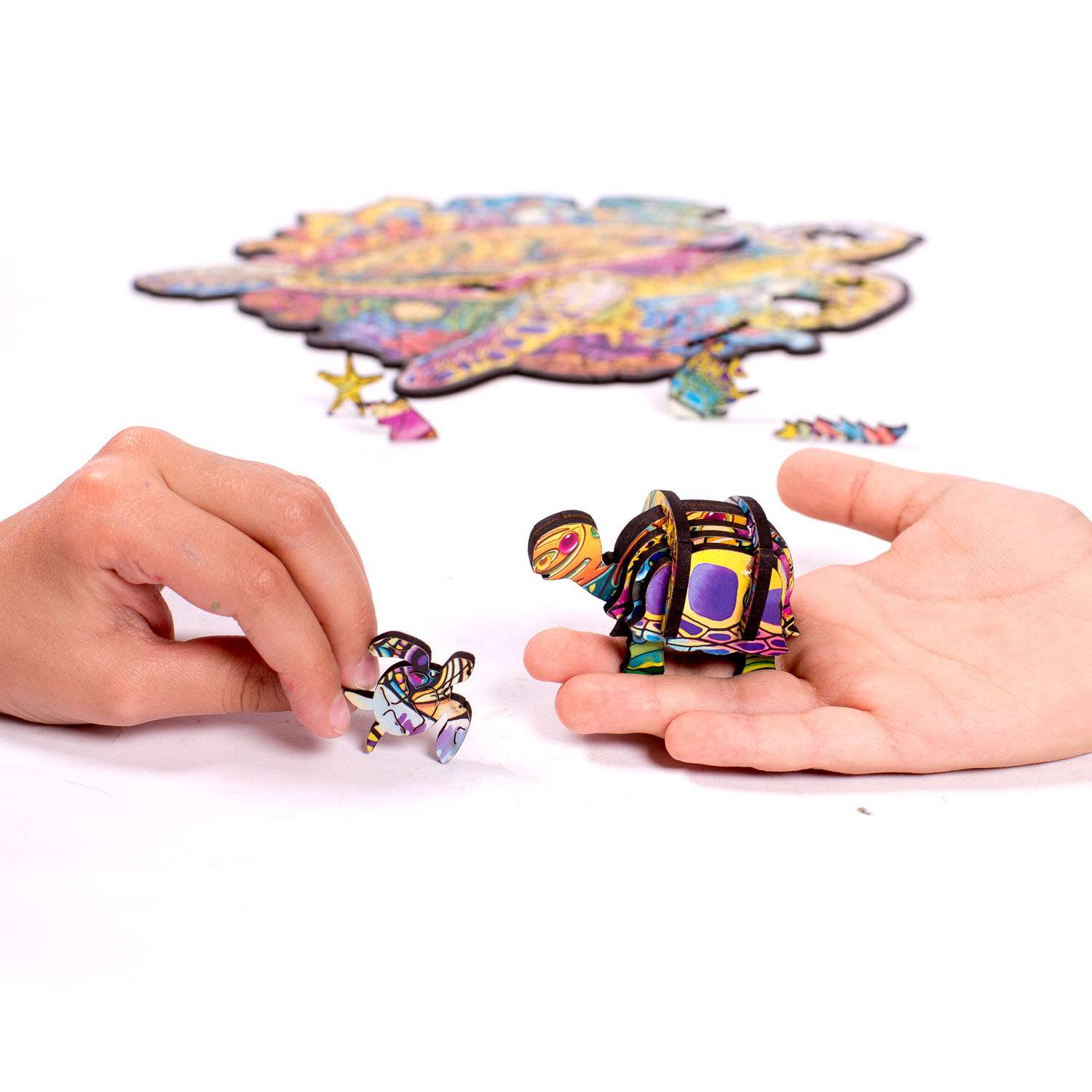 Пазл Zufa Черепаха с 3D фигуркой 167элементов A005 - фото 6