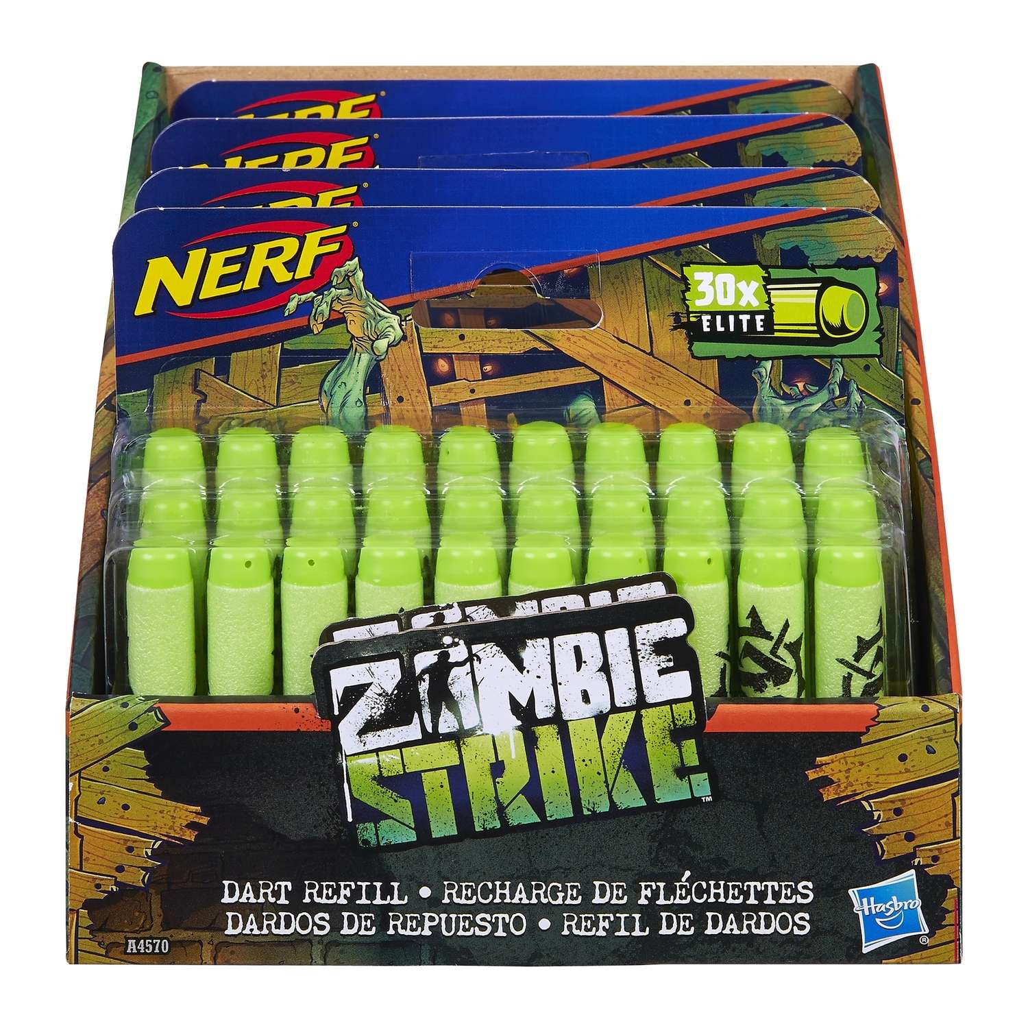 Стрелы для бластера Nerf Зомби 30шт A4570EU6 - фото 4
