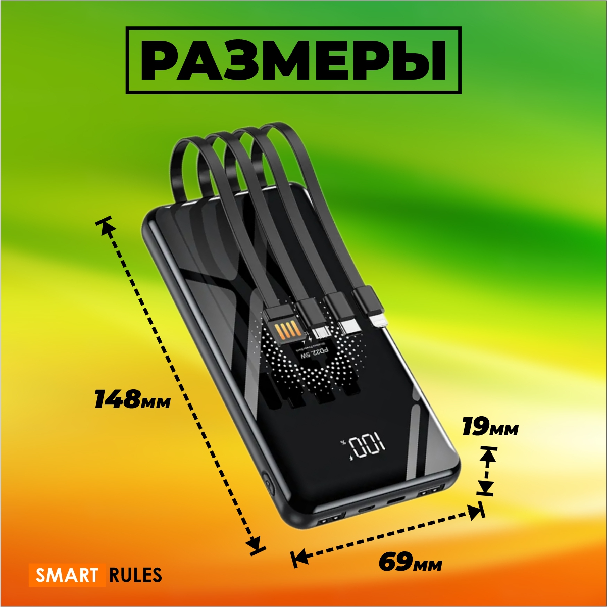 Повербанк SmartiNext 20000mah Внешний аккумулятор