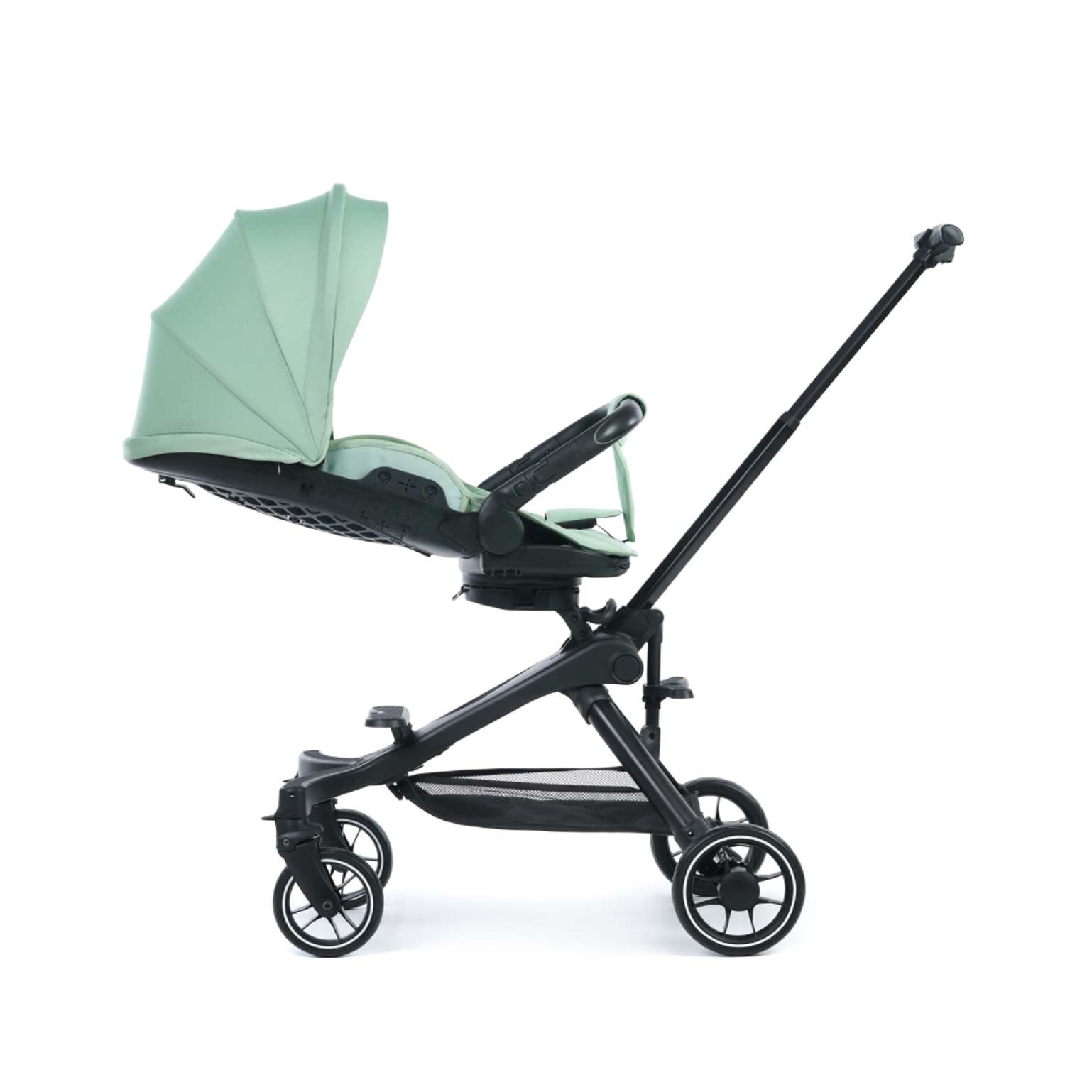 Детская прогулочная коляска BabyRox GO Черный /зеленый - фото 8
