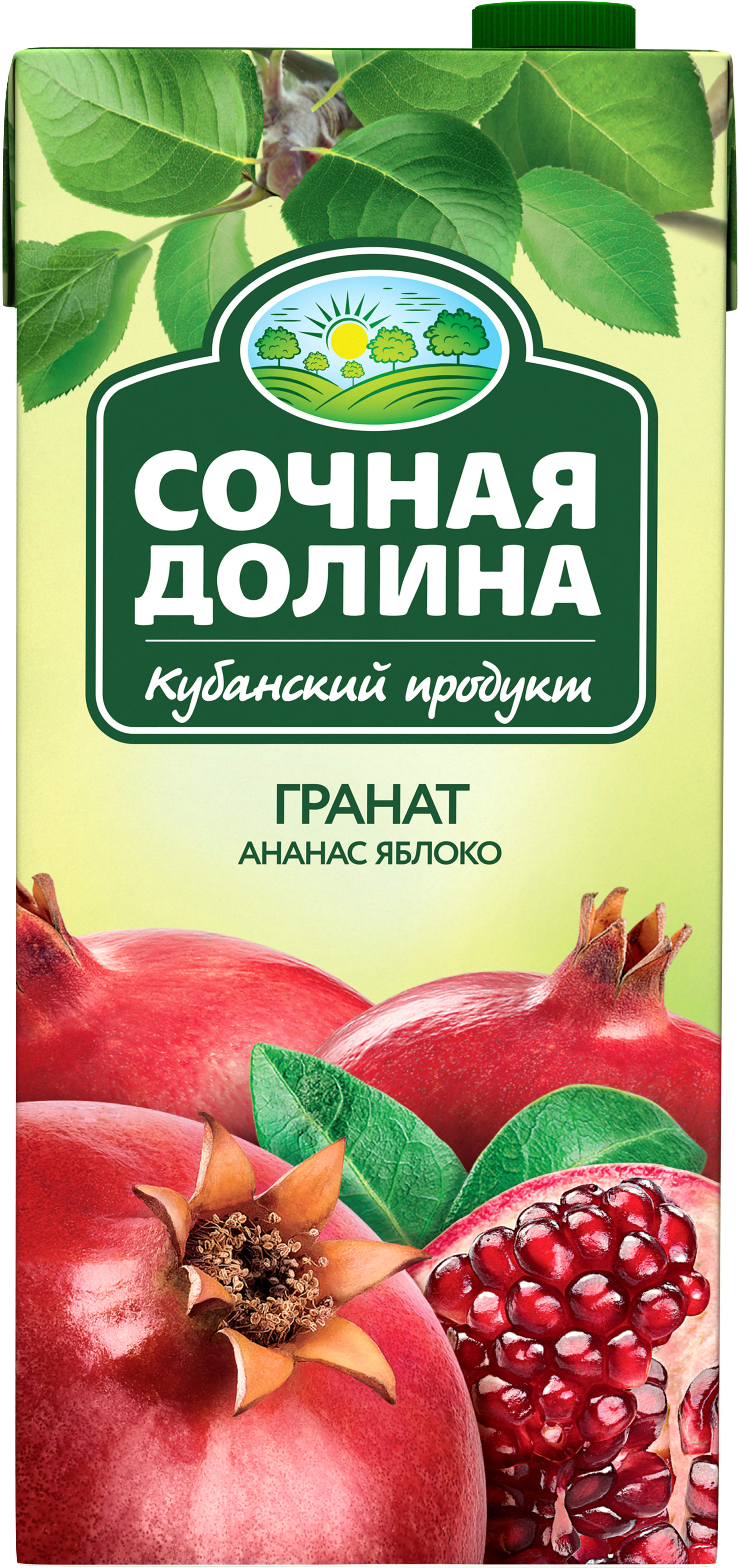 Сокосодержащий напиток Сочная Долина Гранат Ананас Яблоко 0.95 л х 6 шт - фото 4