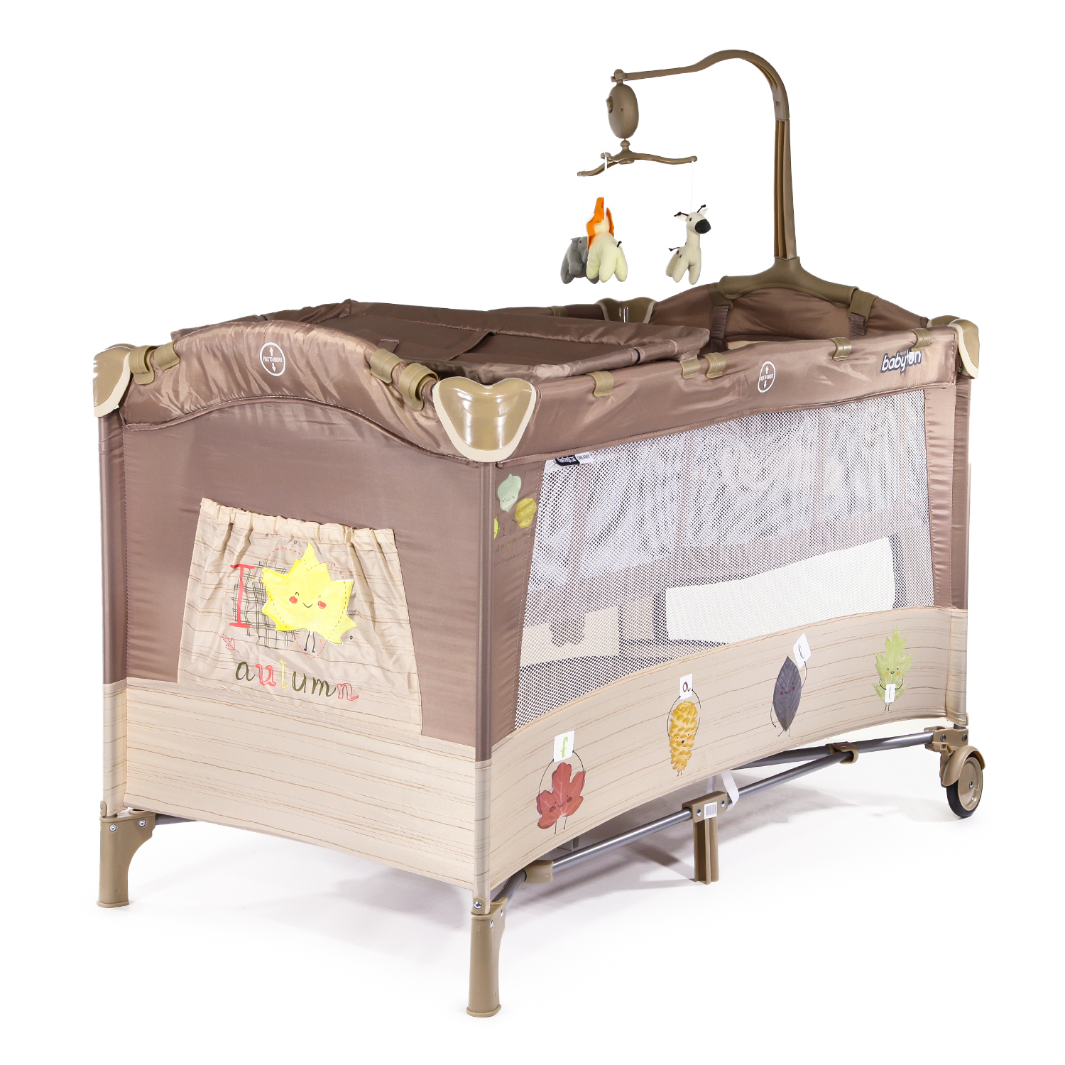 Манеж-кровать Babyton Dreamy Brown P610 - фото 8