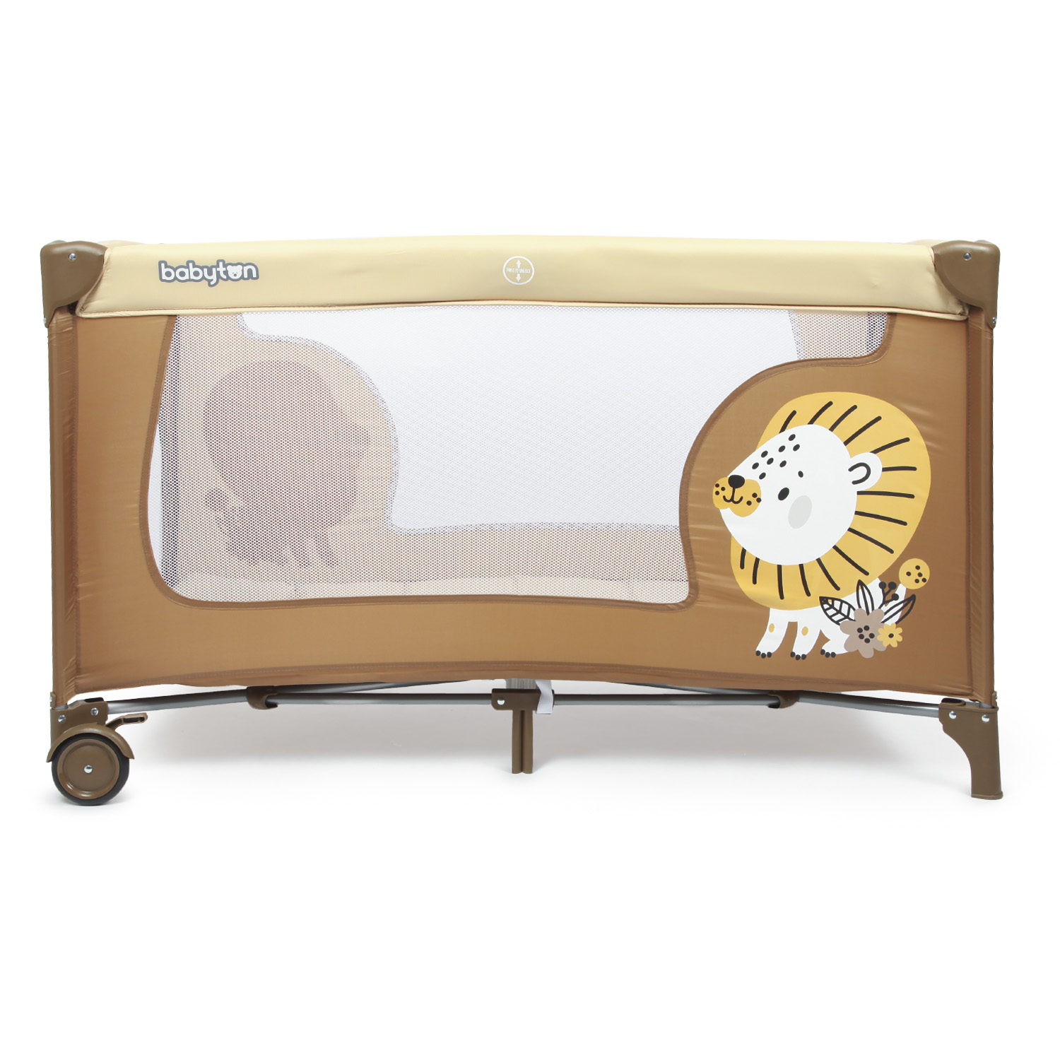 Манеж Babyton Play box Beige P612 - фото 7