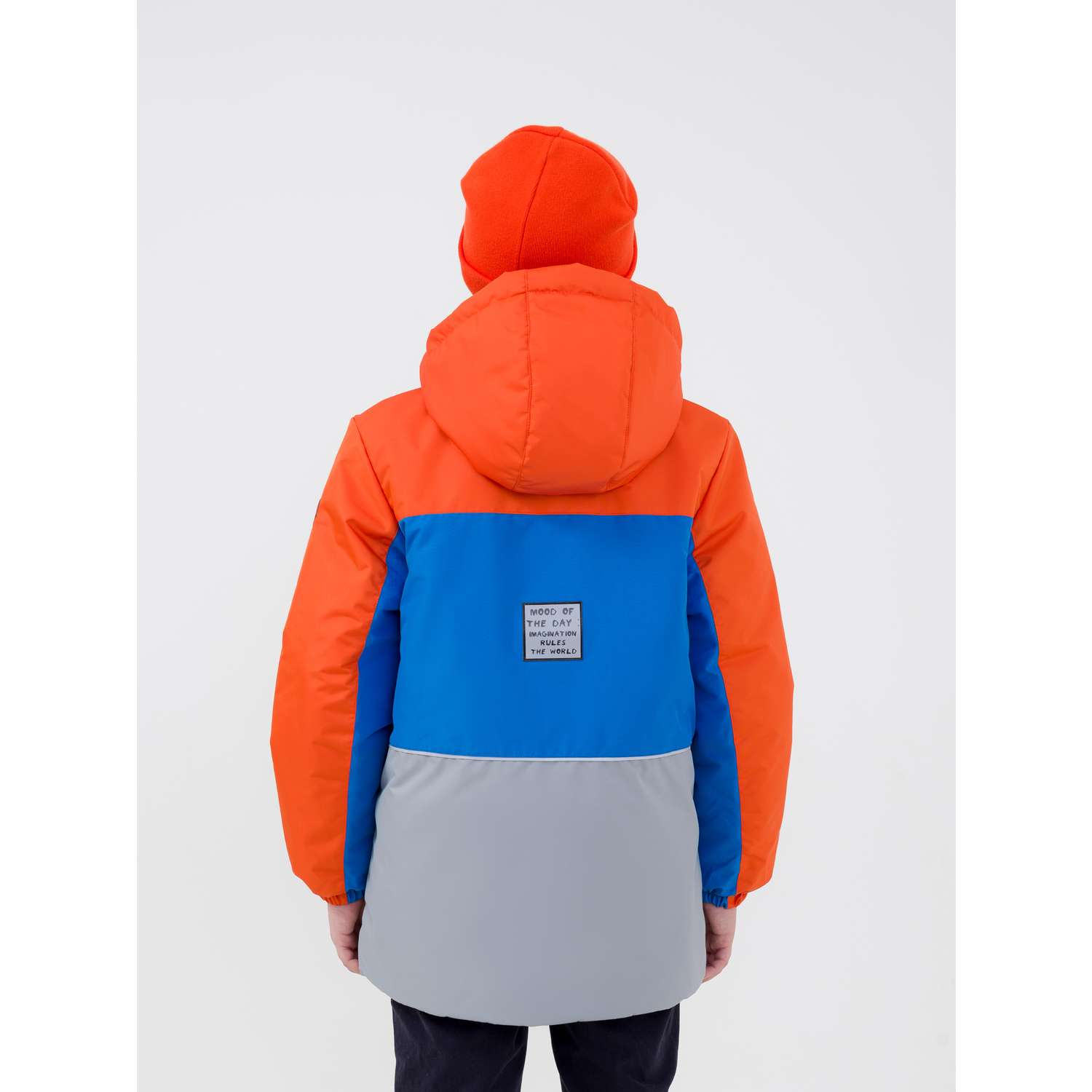 Куртка Shoom Куртка 22-024 Оранжевый/голубой - фото 2