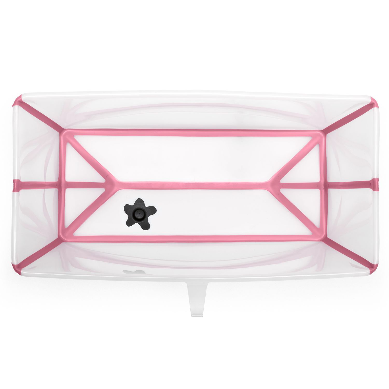 Ванночка Stokke Flexi Bath складная Прозрачный-Розовый - фото 3