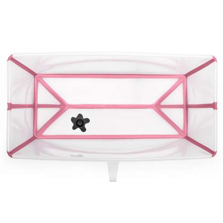 Ванночка Stokke Flexi Bath складная Прозрачный-Розовый