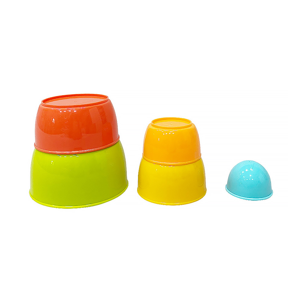 Развивающий игровой набор EVERFLO Stacking Bowls HS0399574 - фото 4