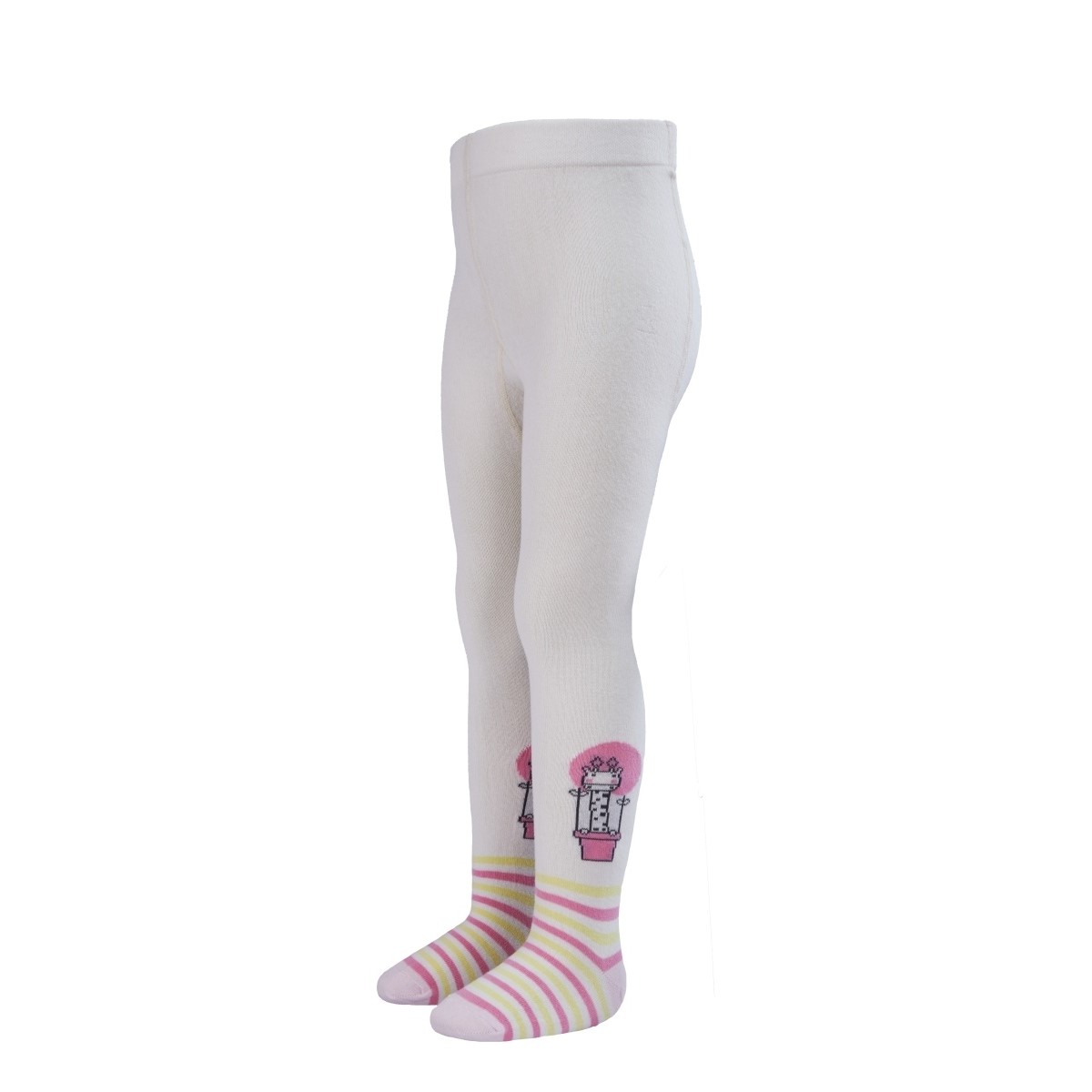 Колготки Olay Socks MBТр-91/3/молочный/меланж/розов/жираф - фото 3