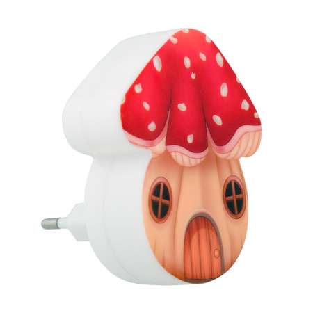 Светодиодный ночник СТАРТ в форме забавного домика грибочка
