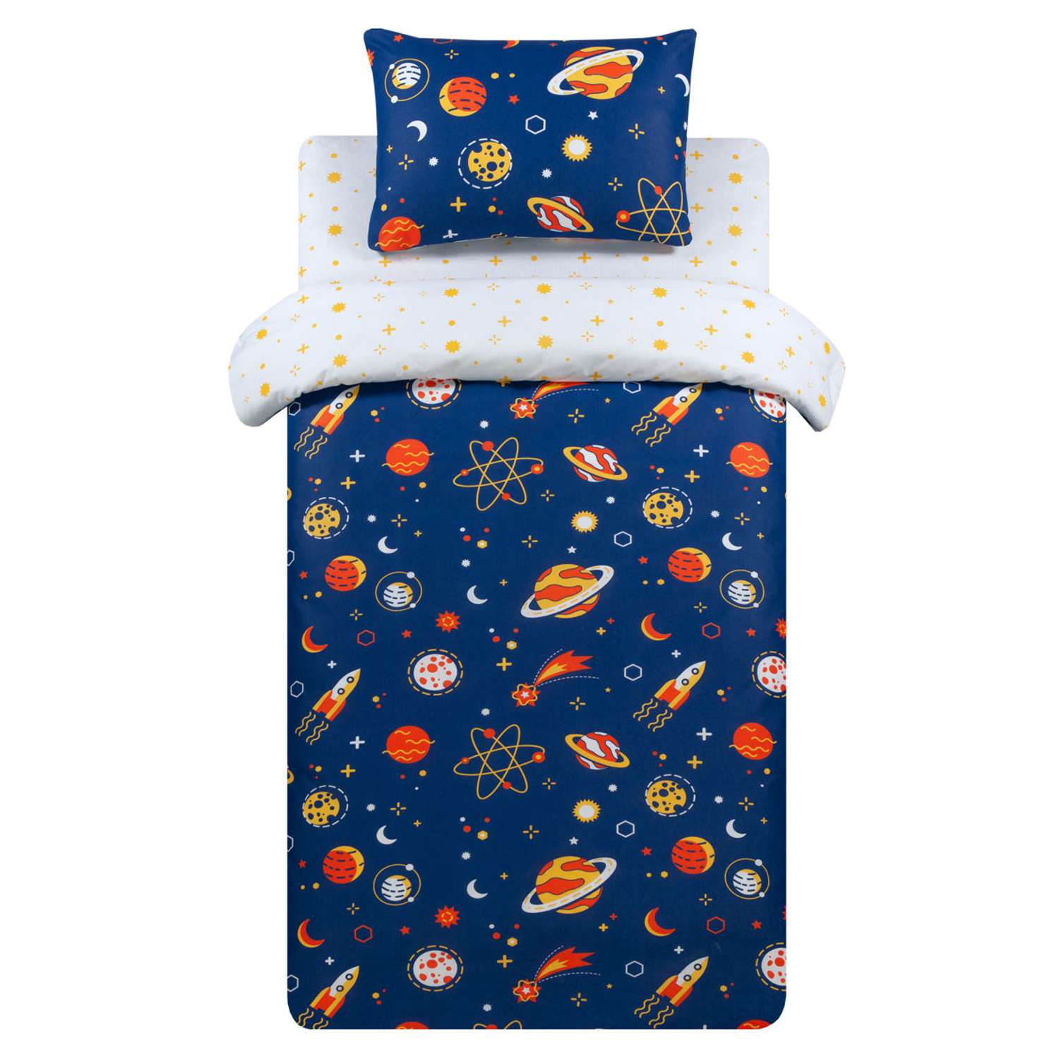 Комплект постельного белья Сонотека 1.5-спальный Космос - фото 1
