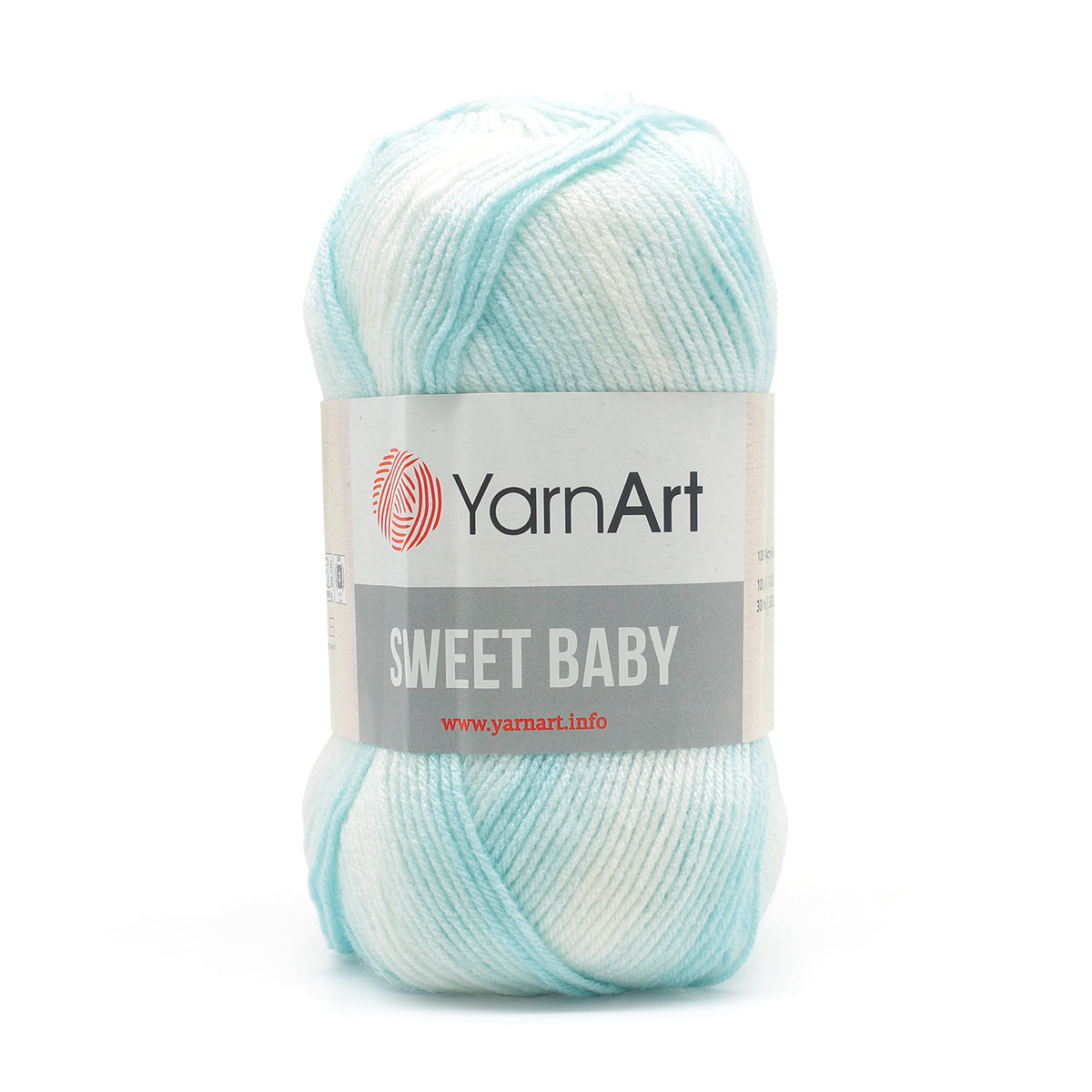 Пряжа для вязания YarnArt Sweet Baby 100 гр 300 м акрил тонкая детская 5 мотков цвет 915 - фото 2