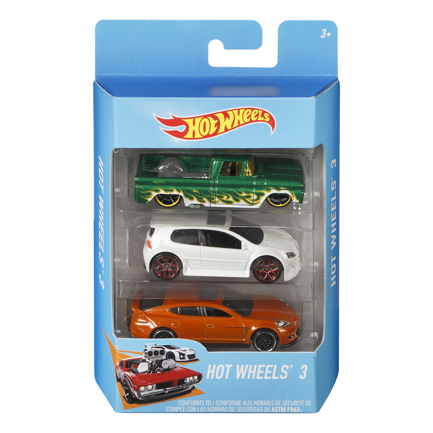 Подарочный набор Hot Wheels из 3 машинок в ассортименте K5904 - фото 5