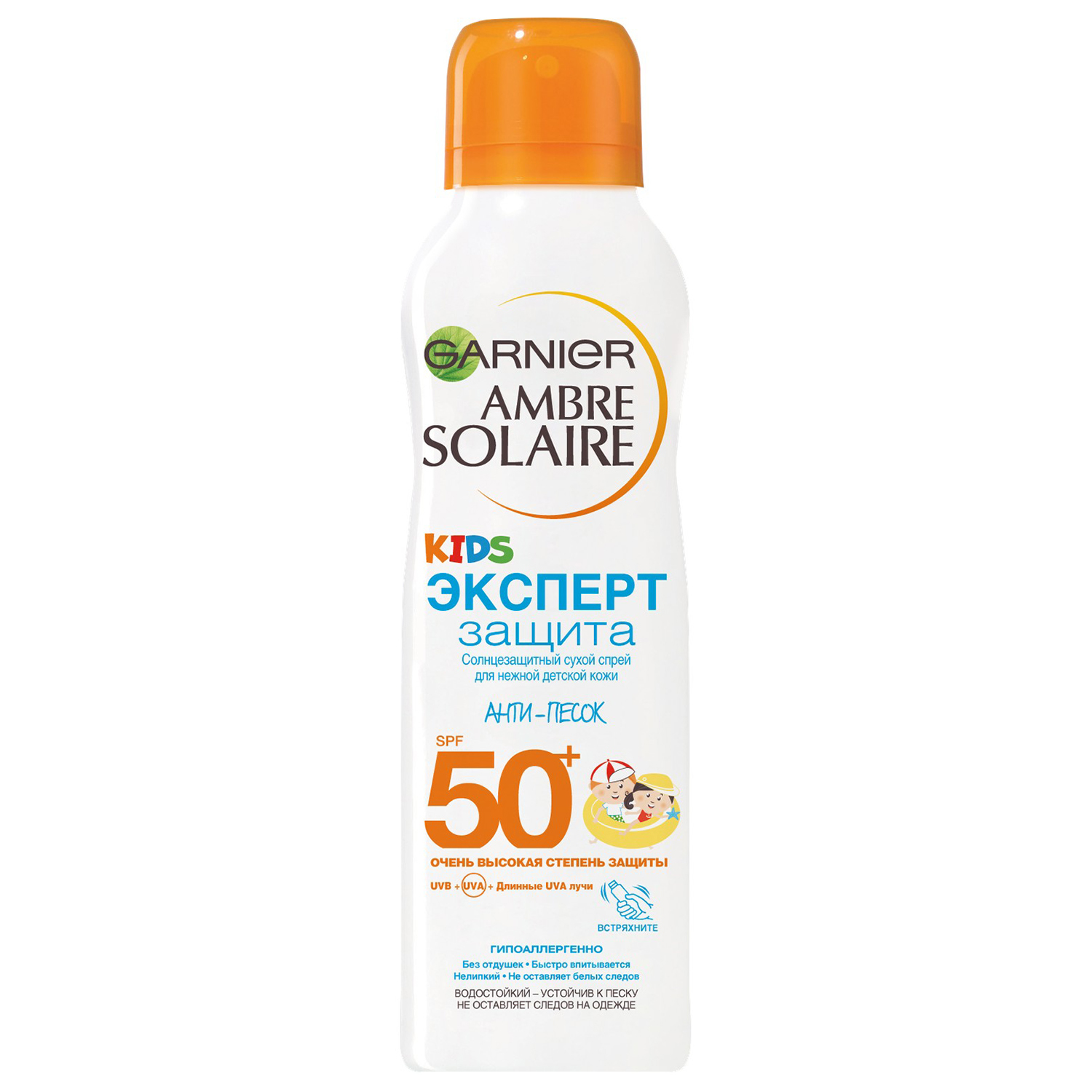 Спрей GARNIER Ambre Solaire солнцезащитный SPF50 200мл - фото 1