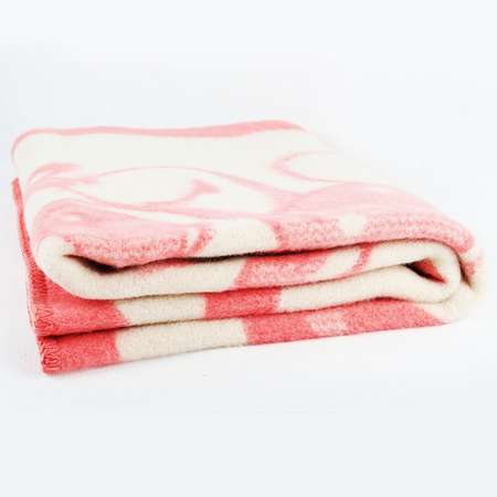 Одеяло ОТК шерстяное (Меринос) 100х140 розовое