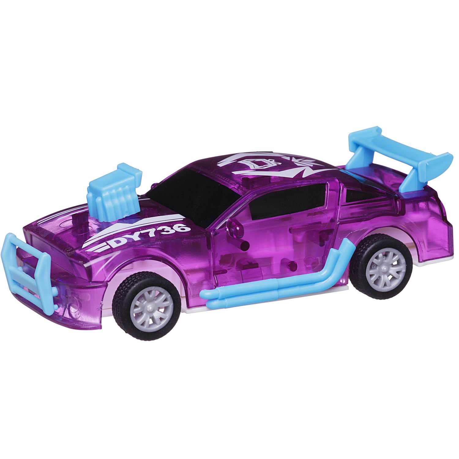 Автомобиль Abtoys фиолетовый C-00405/фиолетовая - фото 4