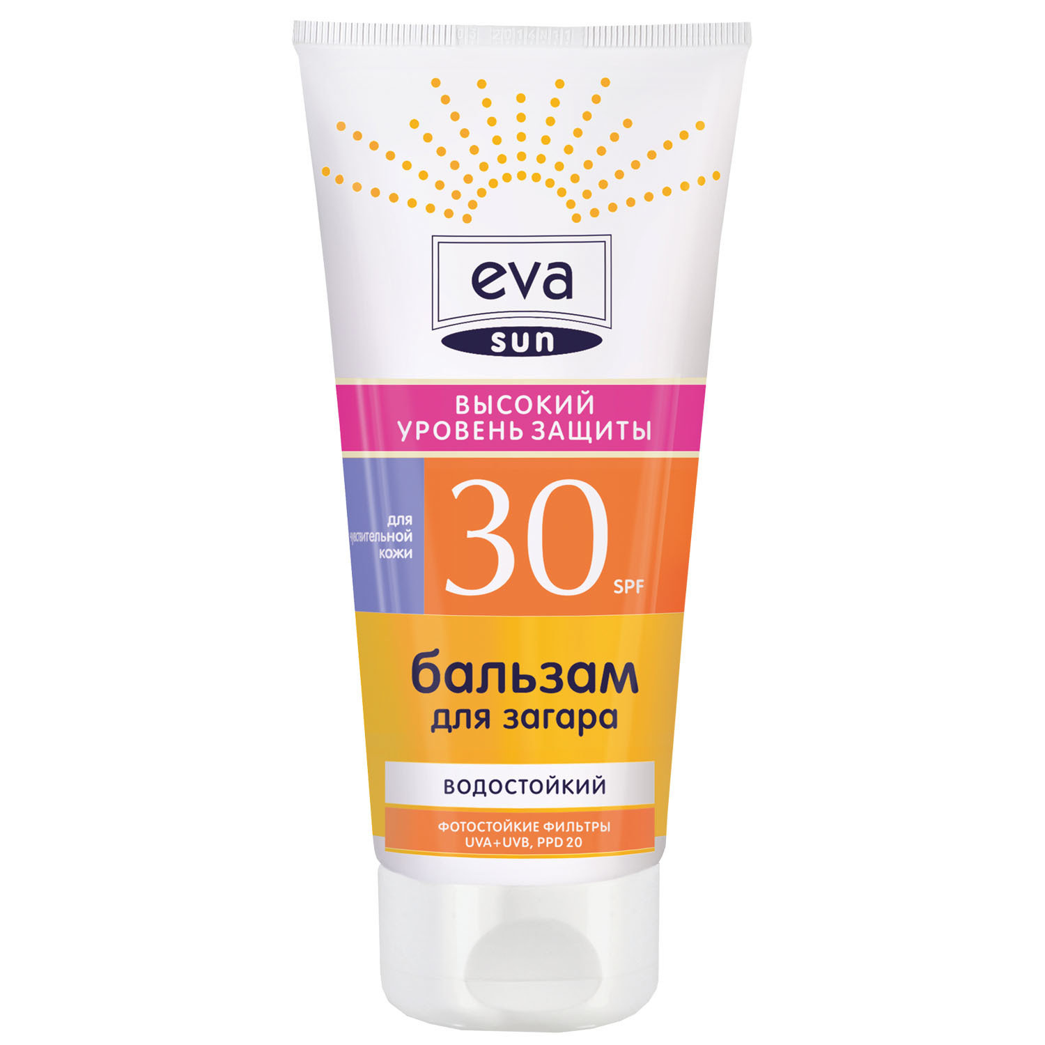 Бальзам Eva Sun SPF 30 для загара 200 мл - фото 1