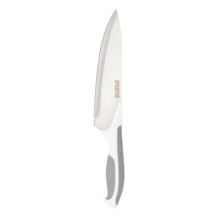 Нож кухонный DeNASTIA поварской шеф-нож 30.5 см серый