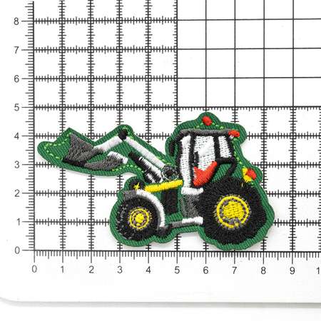 Термоаппликация Hobby Pro нашивка Трактор 8.4х5 см для ремонта и украшения одежды