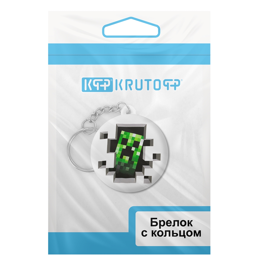 Брелок Krutoff Minecraft Крипер - фото 4