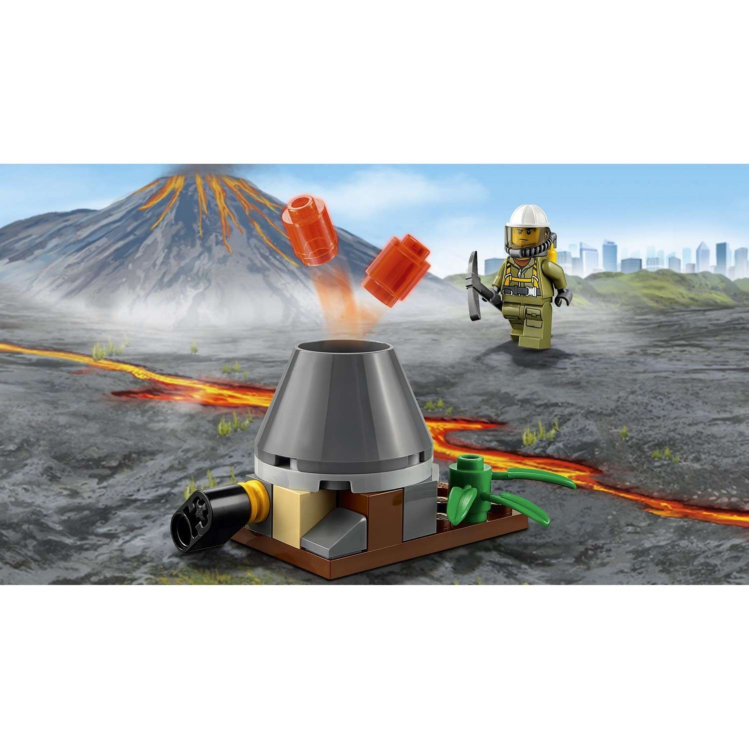 Конструктор LEGO City Volcano Explorers Набор для начинающих "Исследователи Вулканов" (60120) - фото 7