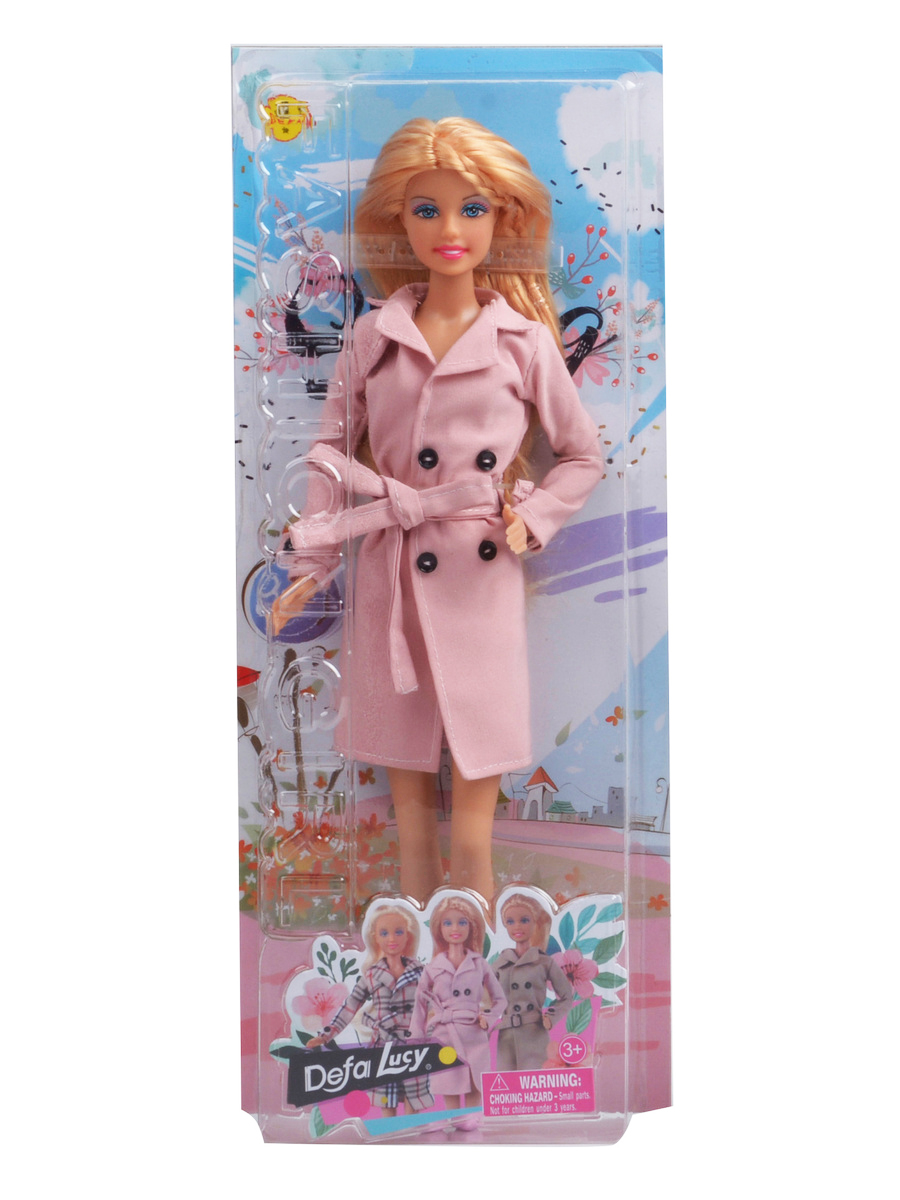 Кукла Defa Lucy Красавица в пальто 28 см розовый 8425//розовый - фото 2