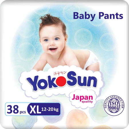 Подгузники-трусики YokoSun XL 12-20кг 38шт