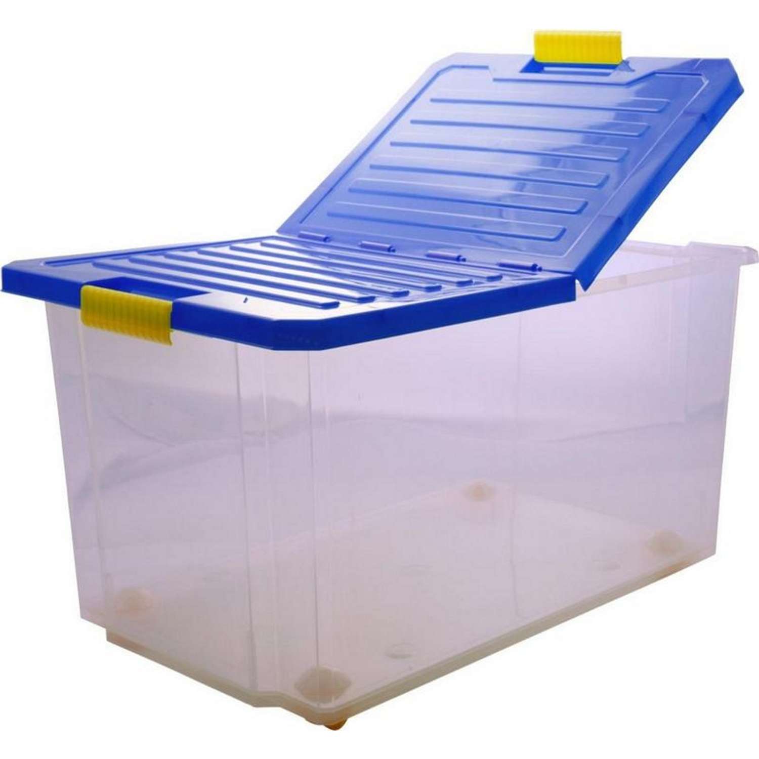 Ящик для игрушек PLASTIC REPABLIC baby со складной крышкой 57 л - фото 1