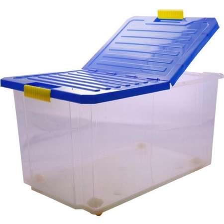 Ящик для игрушек PLASTIC REPABLIC baby со складной крышкой 57 л
