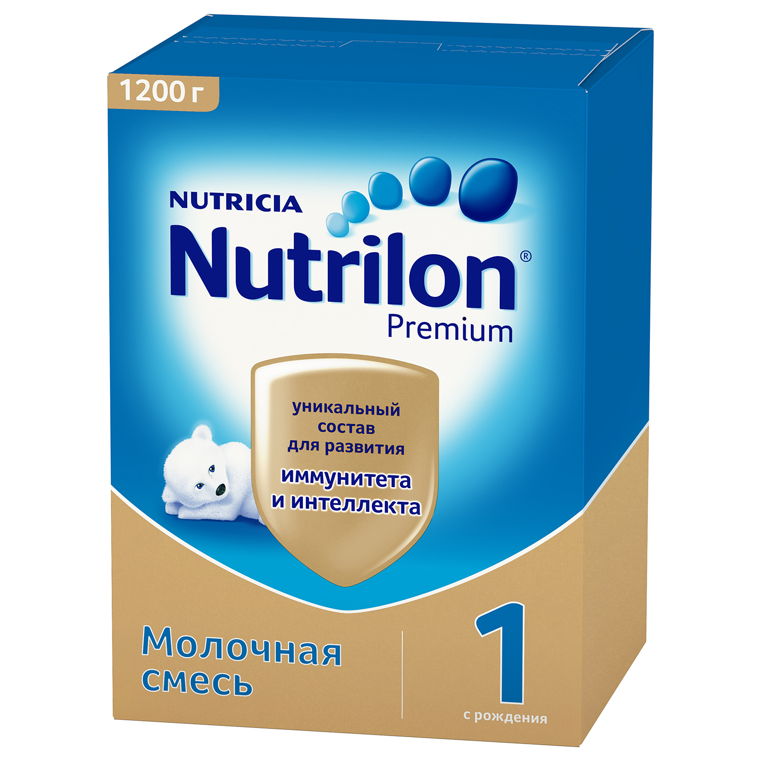 Смесь молочная Nutrilon Premium 1 1200г с рождения - фото 1