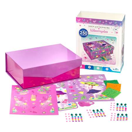 Набор для творчества Origami Шкатулка для декорирования Мелодия летнего сада 08062