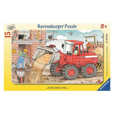 Пазлы Ravensburger на стройке 15 эл.