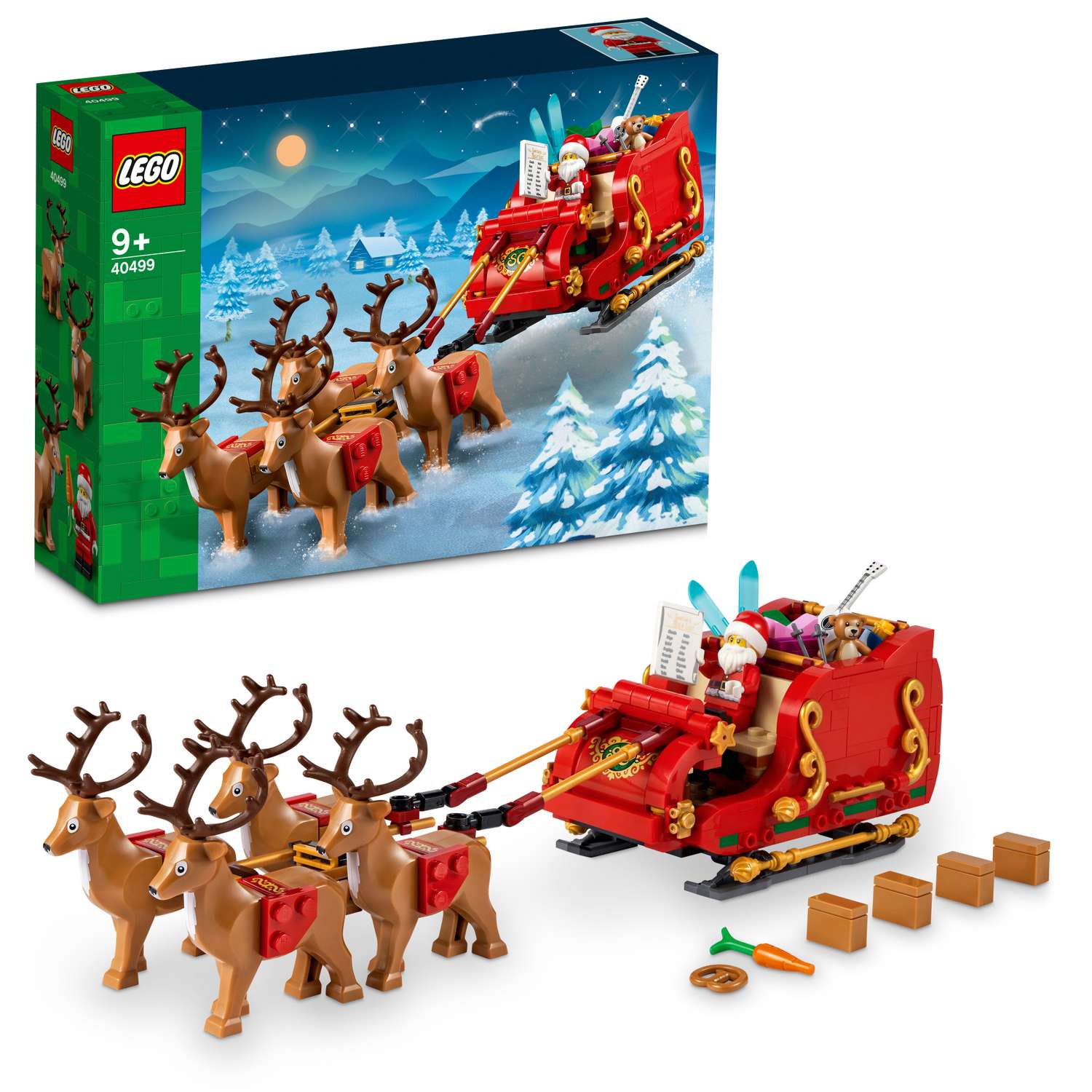 Конструктор LEGO Seasonal Сани Санты 40499 - фото 1