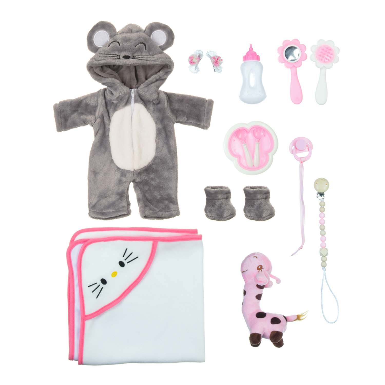 Кукла Реборн QA BABY Мисти девочка интерактивная Пупс набор игрушки для ванной для девочки 38 см 3808 - фото 15