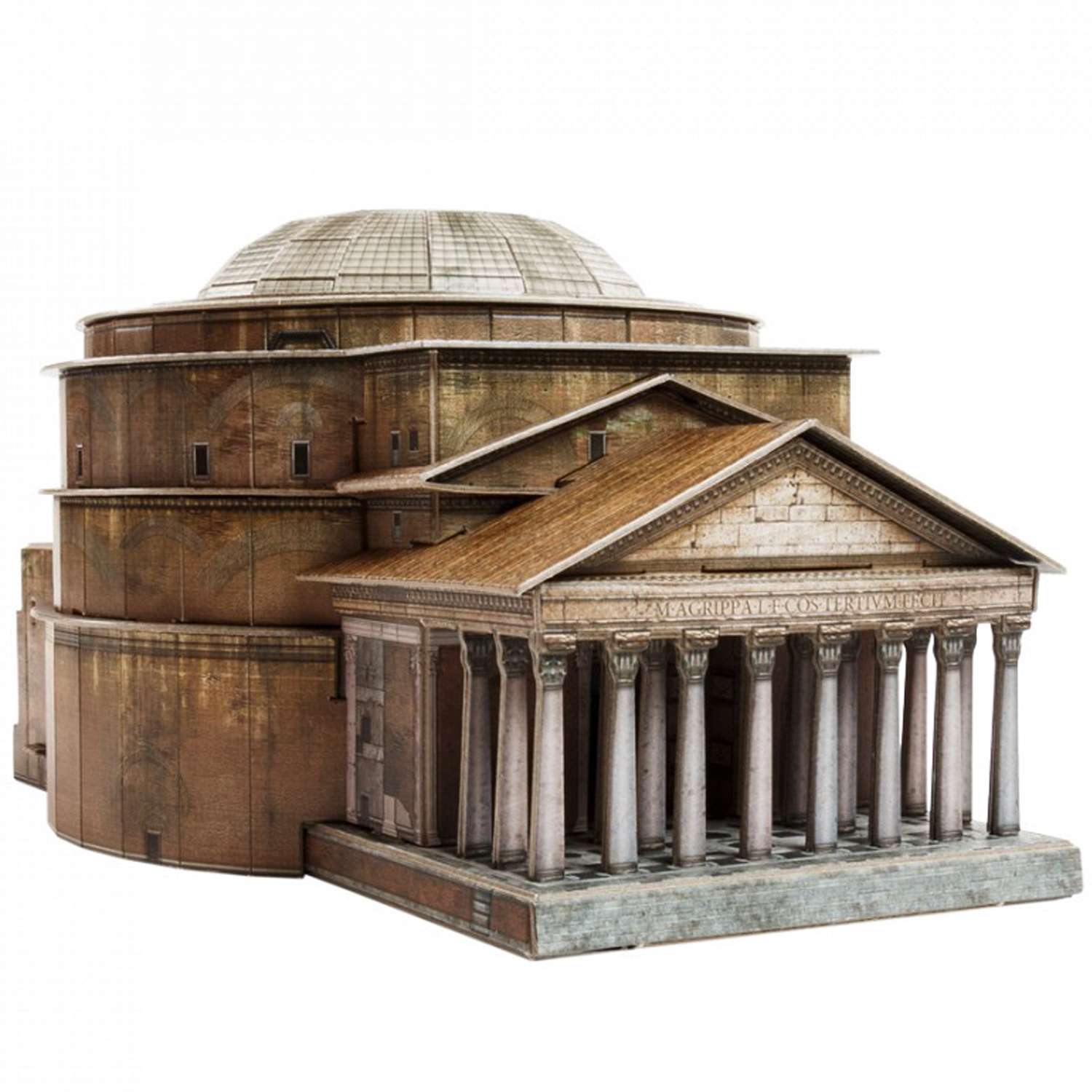Сборная модель Умная бумага Архитектура Римский Пантеон 444 444 - фото 1