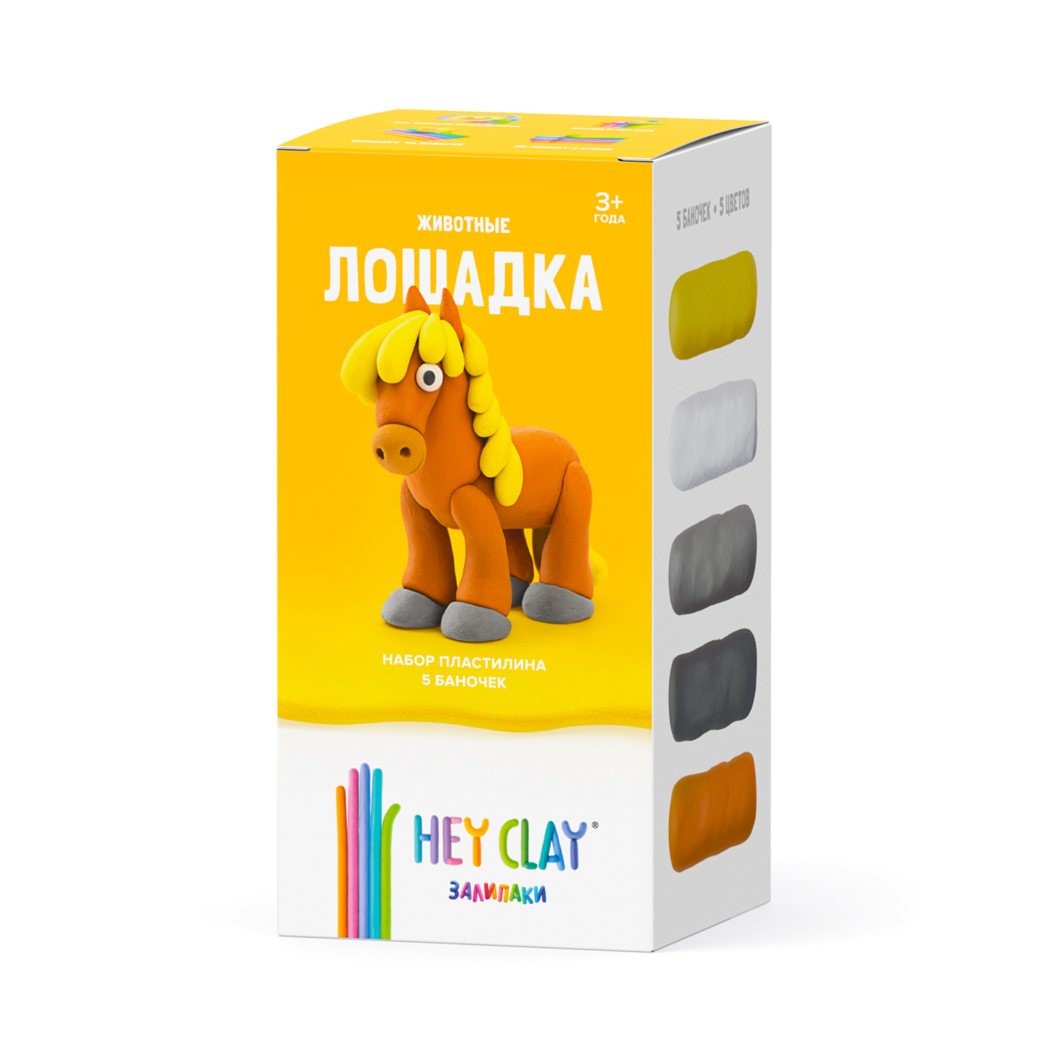 Пластилин Hey Clay Залипаки Лошадка купить по цене 206 ₽ в  интернет-магазине Детский мир