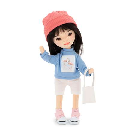 Кукла Orange Toys Sweet Sisters Lilu в голубой толстовке 32 см Серия Спортивный стиль