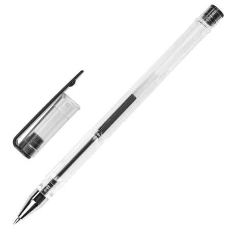 Ручки гелевые Staff 50 штук черные