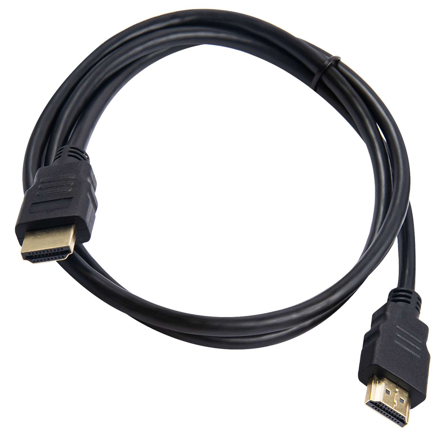 Кабель RedLine HDMI - HDMI 1080P Gold V1.4 1 метр черный - фото 1