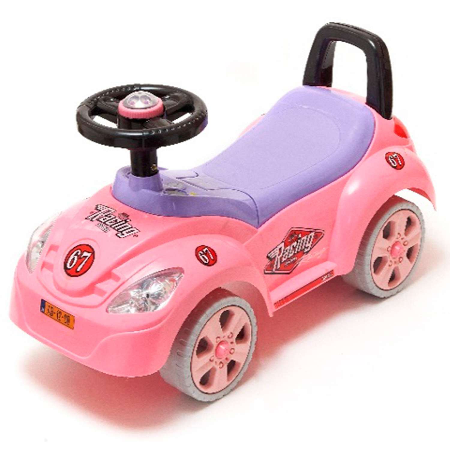 Машина каталка Нижегородская игрушка 159 Розовая - фото 1