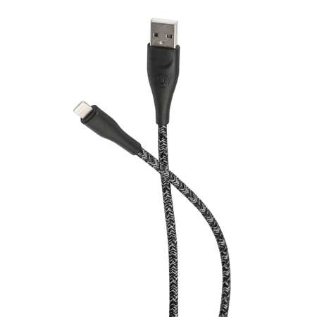 Дата-Кабель USAMS SJ397 USB - Lightning 3метра нейлоновая оплетка черный