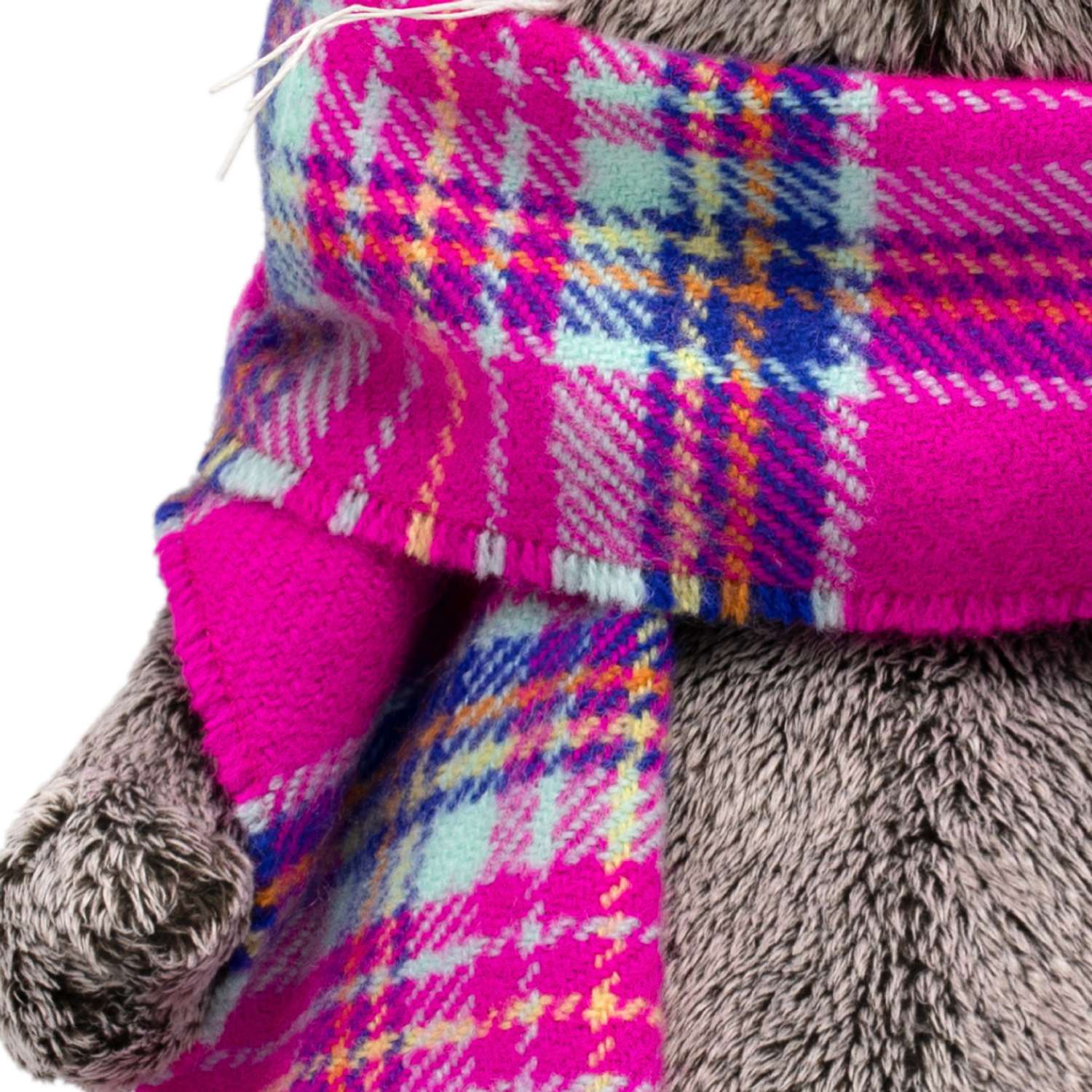 Мягкая игрушка BUDI BASA Басик в ярко-розовом шарфе 22 см Ks22-246 - фото 6