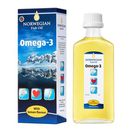 Омега 3 Norwegian fish oil лимон 240мл