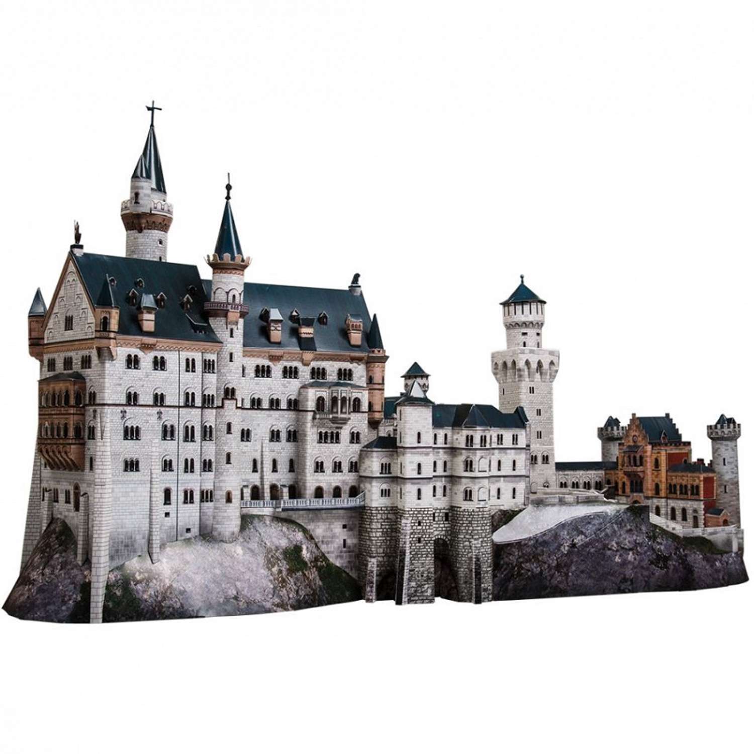 Сборная модель Умная бумага Архитектура Замок Neuschwanstein 157 157 - фото 1