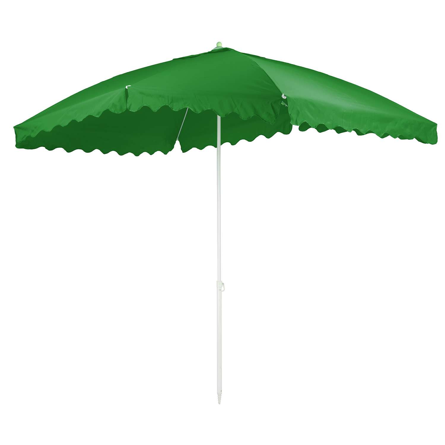 Зонт пляжный BABY STYLE от солнца большой 2х3 м плащевка с клапаном квадратный Oxford зеленый - фото 2